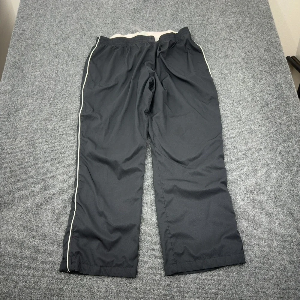 Nike Track Pants Womens XXL Black Polyester White Piping Athletic Gorpcore Style